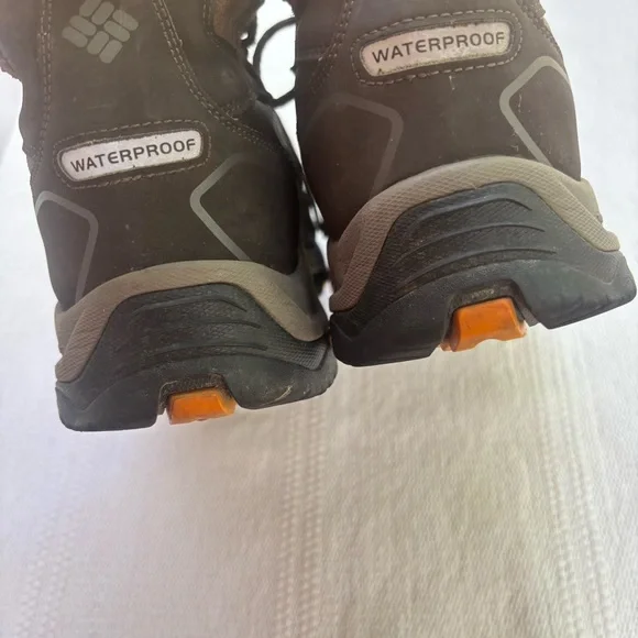 Mens Brown Columbia Waterproof Omni Heat 200 Gram Insulated Boots SZ 11 Techlite - Picture 12 of 12